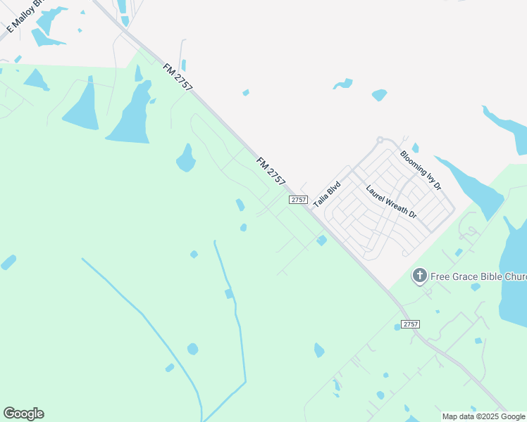 map of restaurants, bars, coffee shops, grocery stores, and more near 9391 FM 2757 in Forney