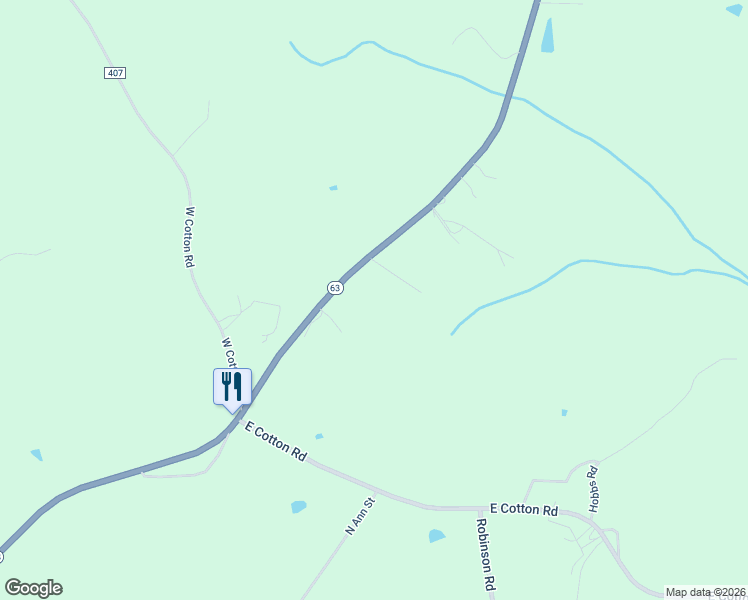 map of restaurants, bars, coffee shops, grocery stores, and more near 4994 Kowaliga Road in Eclectic