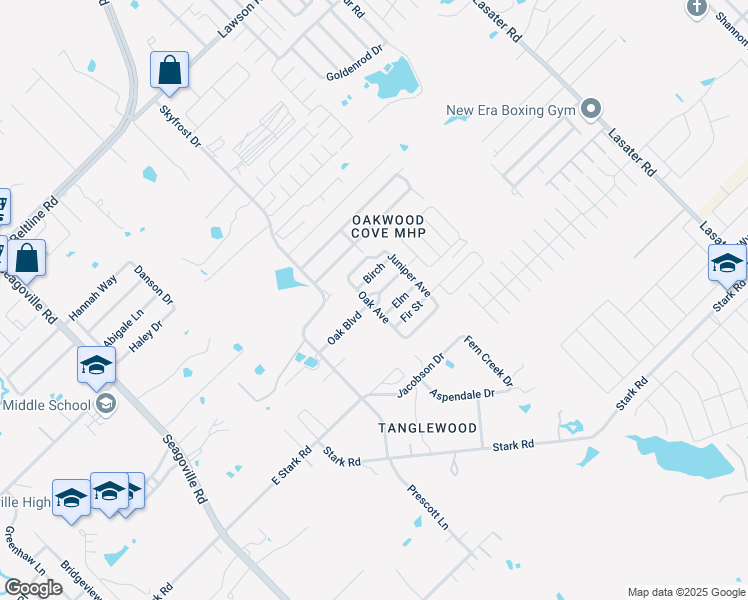 map of restaurants, bars, coffee shops, grocery stores, and more near 14311 Skyfrost Drive in Dallas