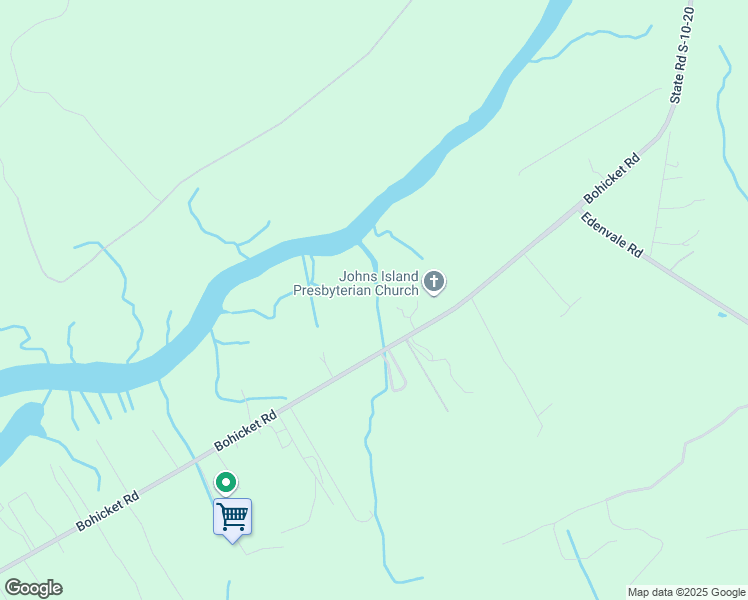 map of restaurants, bars, coffee shops, grocery stores, and more near 2600 Bohicket Road in Johns Island