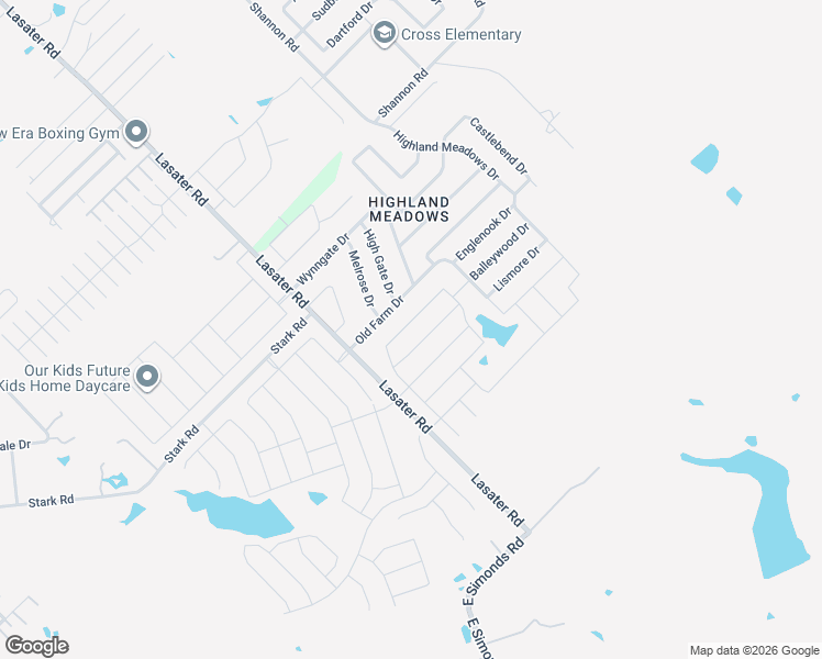 map of restaurants, bars, coffee shops, grocery stores, and more near 2520 Horton Drive in Seagoville