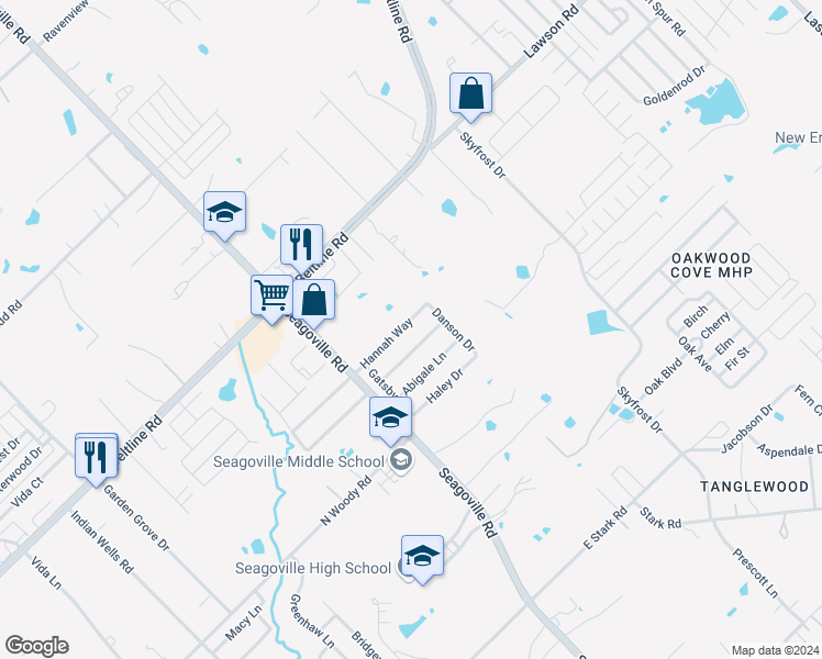 map of restaurants, bars, coffee shops, grocery stores, and more near 926 Hannah Way in Dallas
