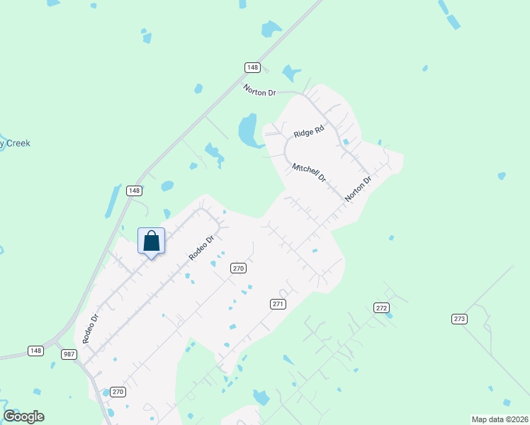 map of restaurants, bars, coffee shops, grocery stores, and more near 8011 Hill Street in Terrell