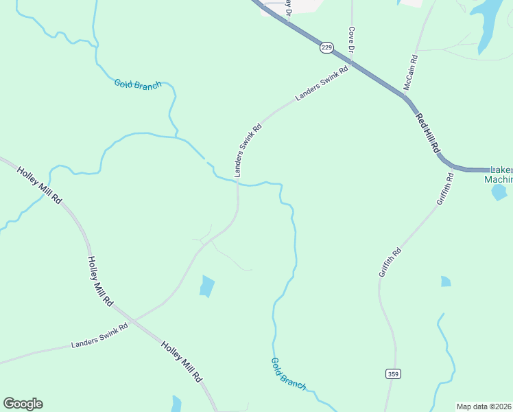 map of restaurants, bars, coffee shops, grocery stores, and more near 1560 Landers Swink Road in Eclectic