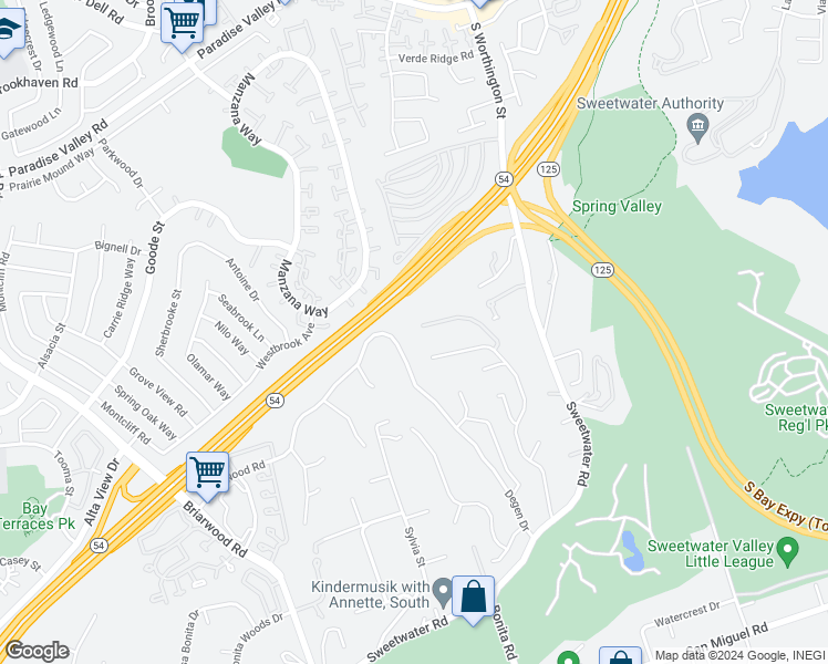 map of restaurants, bars, coffee shops, grocery stores, and more near 5790 Casa Grande Way in Bonita