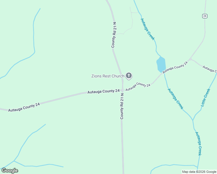 map of restaurants, bars, coffee shops, grocery stores, and more near 1012 County Road 24 in Prattville