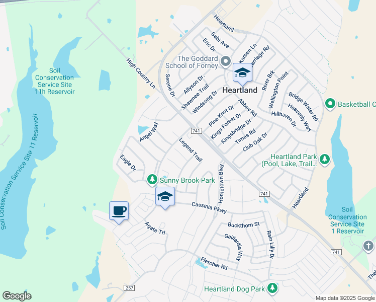 4112 Legend Trail, Heartland TX Walk Score