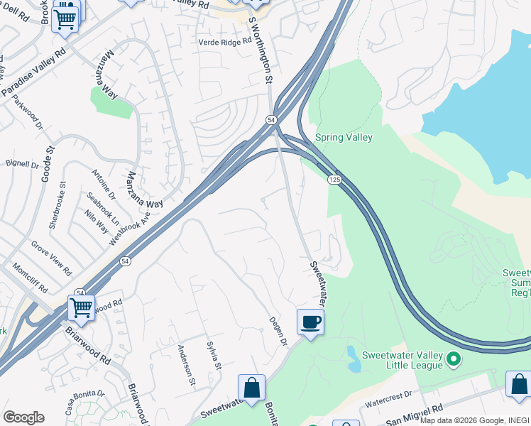 map of restaurants, bars, coffee shops, grocery stores, and more near in Bonita