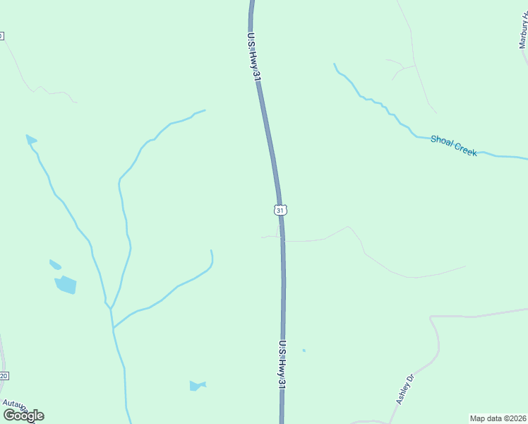 map of restaurants, bars, coffee shops, grocery stores, and more near 2927-2933 U.S. 31 in Marbury