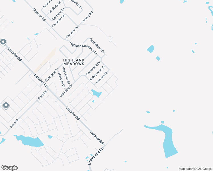 map of restaurants, bars, coffee shops, grocery stores, and more near 2904 Lismore Drive in Seagoville