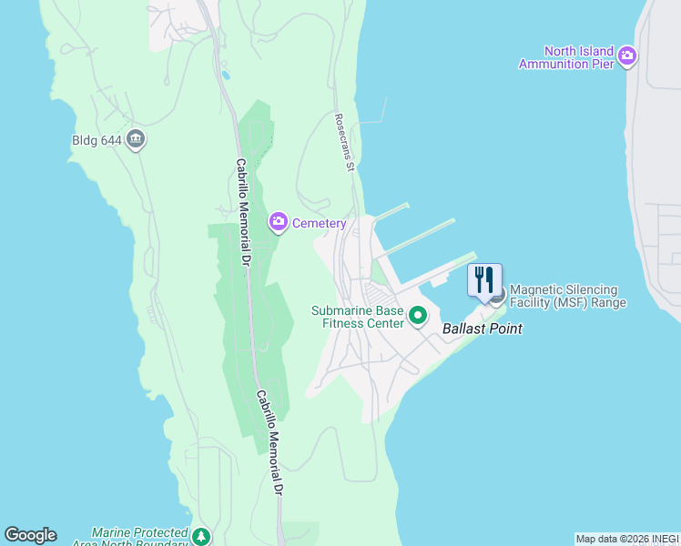 map of restaurants, bars, coffee shops, grocery stores, and more near 167-185 Sylvester Rd in San Diego