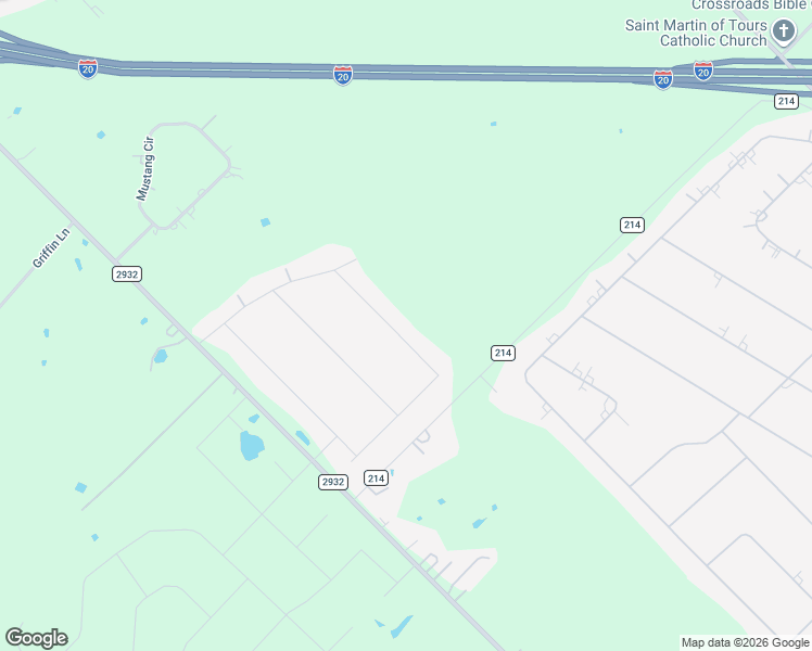 map of restaurants, bars, coffee shops, grocery stores, and more near 15143 Rutledge Lane in Forney