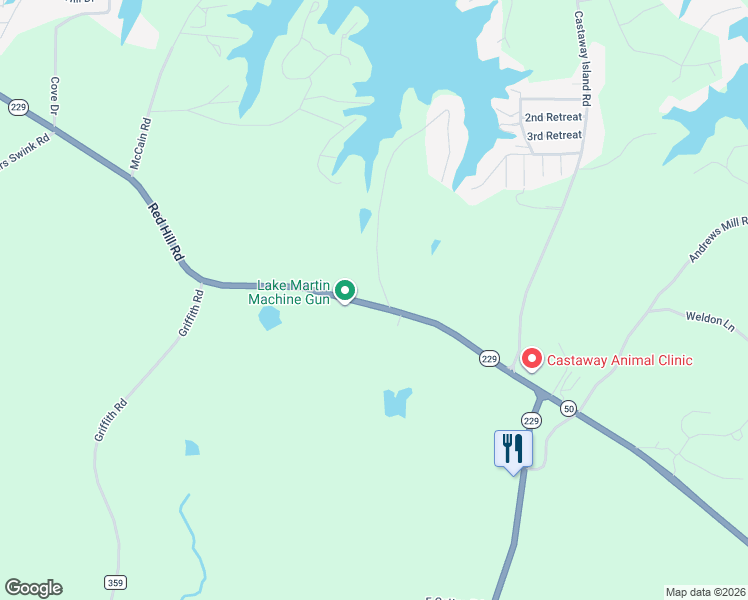 map of restaurants, bars, coffee shops, grocery stores, and more near 2674-2678 Red Hill Rd in Eclectic