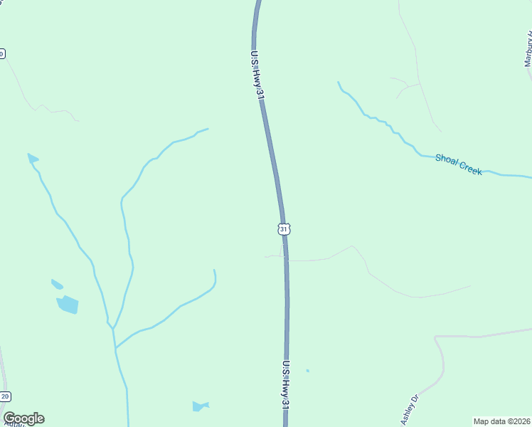 map of restaurants, bars, coffee shops, grocery stores, and more near 2849-3023 Highway 3 in Marbury