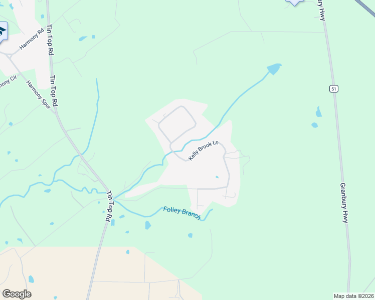 map of restaurants, bars, coffee shops, grocery stores, and more near 264 Kelly Brook Lane in Weatherford