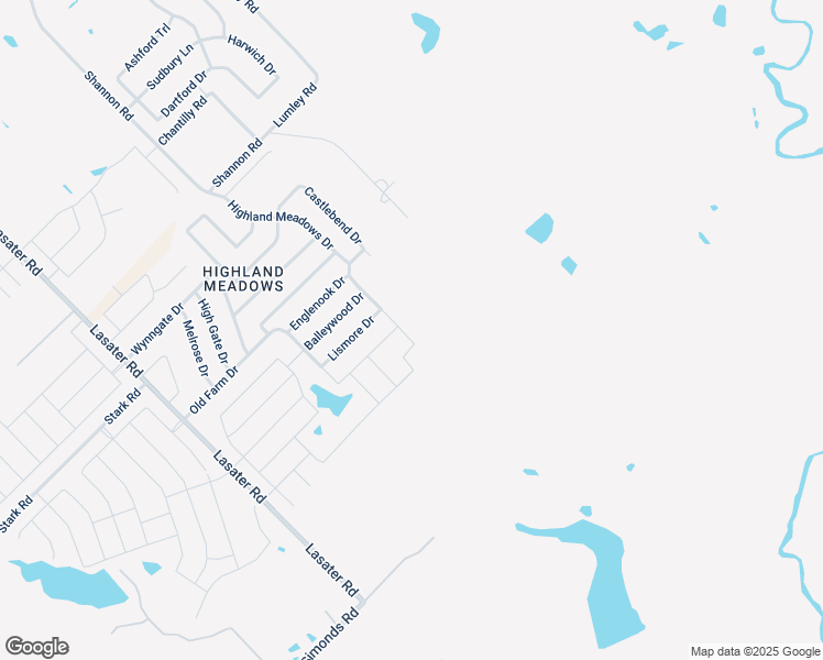 map of restaurants, bars, coffee shops, grocery stores, and more near 2917 Posey Drive in Seagoville