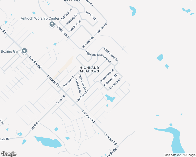 map of restaurants, bars, coffee shops, grocery stores, and more near 2812 Aberdeen Drive in Seagoville