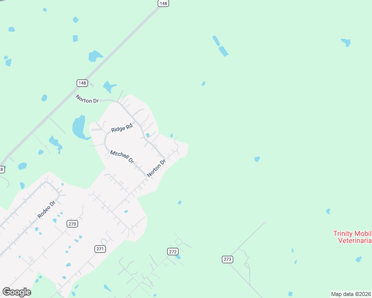 map of restaurants, bars, coffee shops, grocery stores, and more near 6097 Norton Court in Terrell