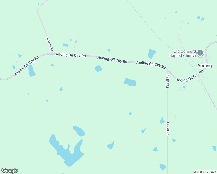 map of restaurants, bars, coffee shops, grocery stores, and more near 7609 Anding Oil City Road in Bentonia