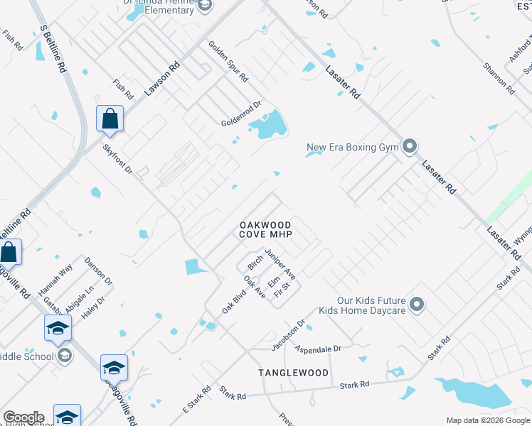 map of restaurants, bars, coffee shops, grocery stores, and more near 429 Watsonwood Street in Dallas