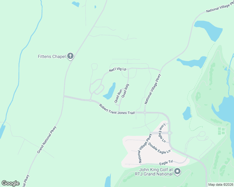 map of restaurants, bars, coffee shops, grocery stores, and more near 3217 Turkey Trot Way in Opelika