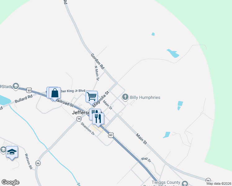 map of restaurants, bars, coffee shops, grocery stores, and more near 210 Magnolia Street in Jeffersonville