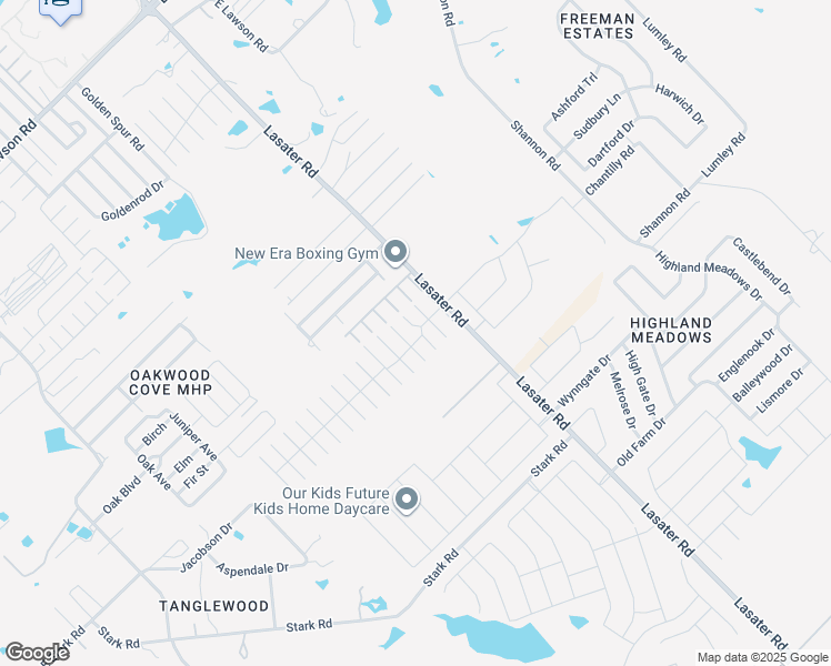 map of restaurants, bars, coffee shops, grocery stores, and more near 197 Brookside Village Mobile Home Park in Dallas