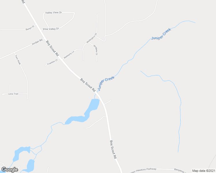 map of restaurants, bars, coffee shops, grocery stores, and more near 2358 Boy Scout Road in Byron