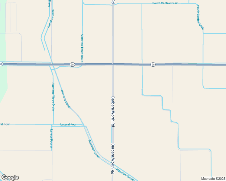 map of restaurants, bars, coffee shops, grocery stores, and more near 536 Barbara Worth Road in Calexico