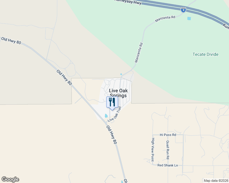 map of restaurants, bars, coffee shops, grocery stores, and more near 37819 Clover Trail in Boulevard