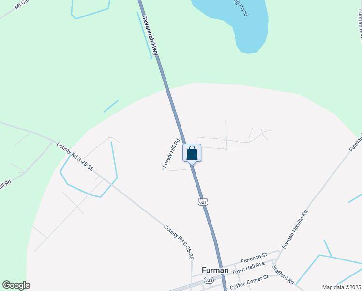 map of restaurants, bars, coffee shops, grocery stores, and more near 13422 Savannah Highway in Estill