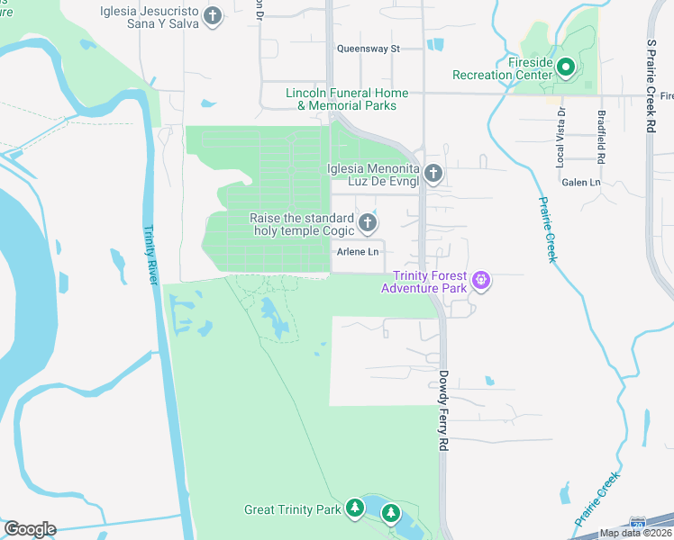 map of restaurants, bars, coffee shops, grocery stores, and more near 1730 Murdock Road in Dallas