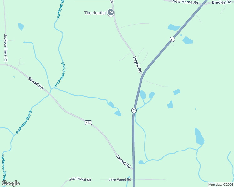 map of restaurants, bars, coffee shops, grocery stores, and more near 18849 U.S. 231 in Titus