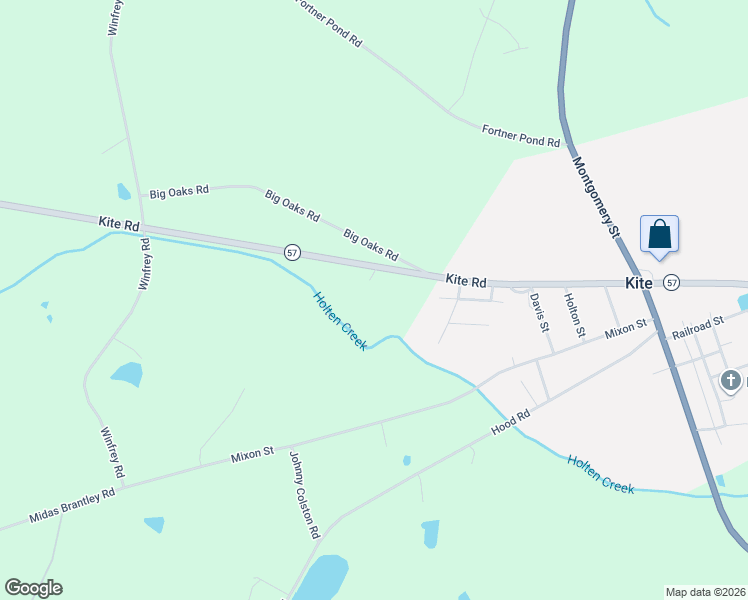 map of restaurants, bars, coffee shops, grocery stores, and more near 811 Georgia 57 in Kite