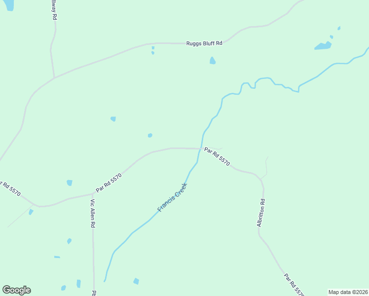 map of restaurants, bars, coffee shops, grocery stores, and more near Albritton Road in Union Parish