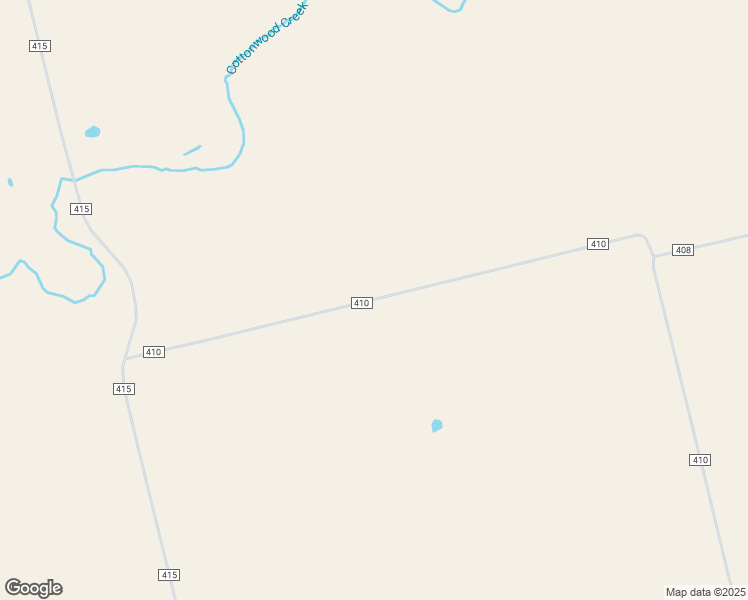 map of restaurants, bars, coffee shops, grocery stores, and more near County Road 410 in Roby