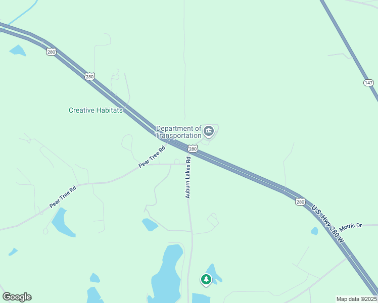 map of restaurants, bars, coffee shops, grocery stores, and more near 2551 Auburn Lakes Rd in Auburn