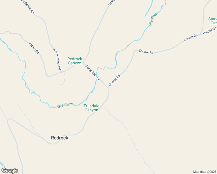 map of restaurants, bars, coffee shops, grocery stores, and more near 2128 Conner Road in Redrock