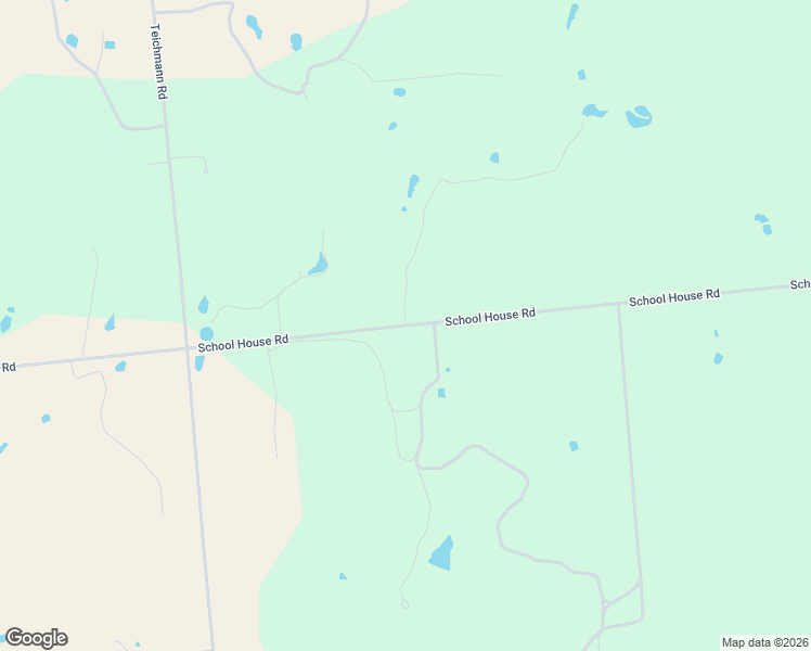 map of restaurants, bars, coffee shops, grocery stores, and more near School House Road in Palo Pinto County