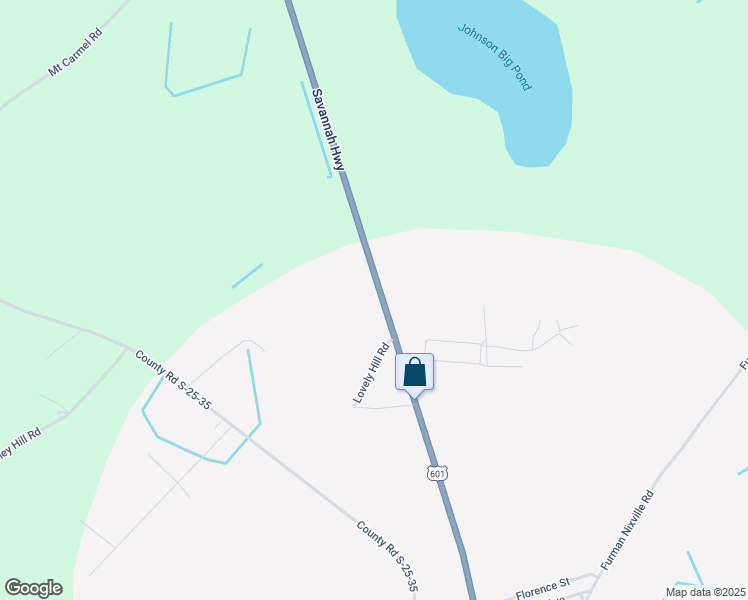 map of restaurants, bars, coffee shops, grocery stores, and more near 13422 Savannah Highway in Estill