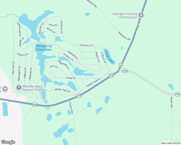map of restaurants, bars, coffee shops, grocery stores, and more near 50 Hawthorne Drive in Waverly Hall