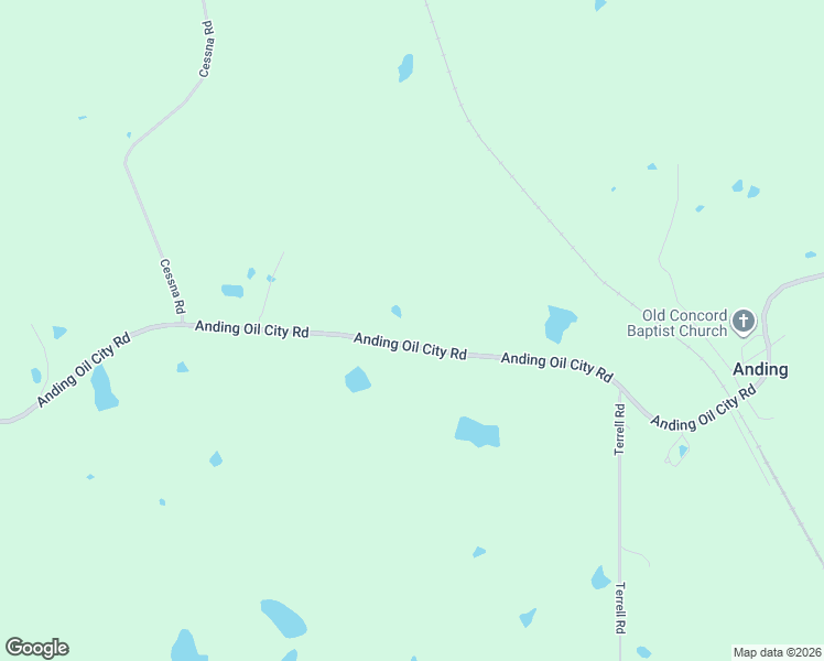 map of restaurants, bars, coffee shops, grocery stores, and more near 7609 Anding Oil City Road in Bentonia