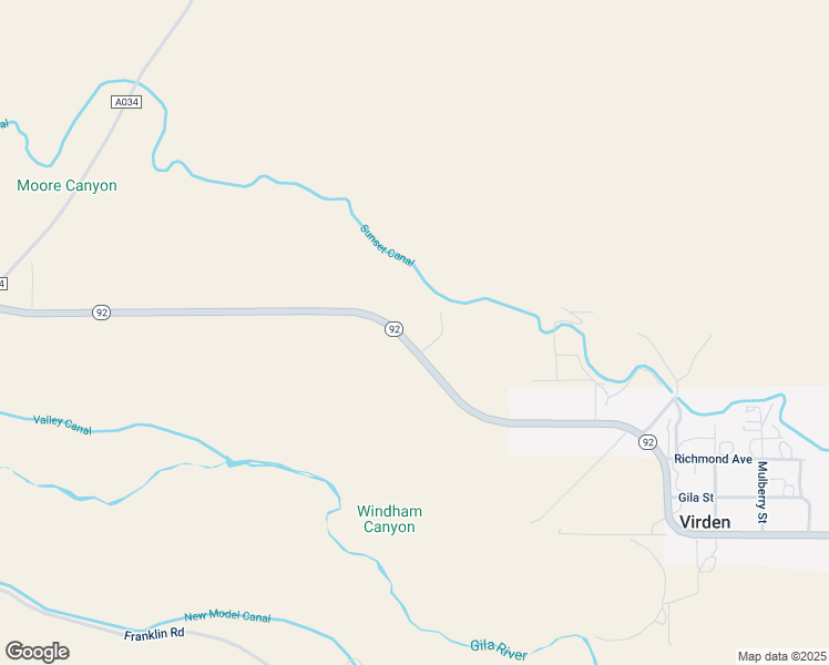 map of restaurants, bars, coffee shops, grocery stores, and more near 160 New Mexico 92 in Virden