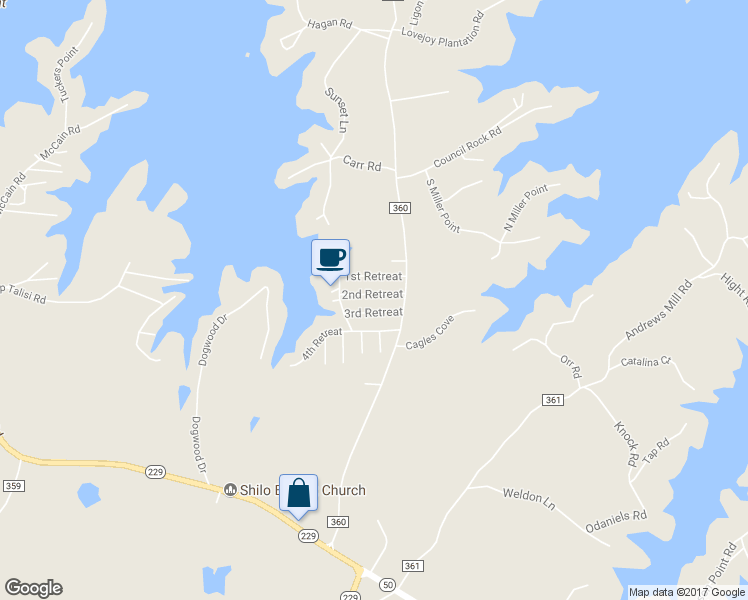 map of restaurants, bars, coffee shops, grocery stores, and more near 83 2nd Retreat in Eclectic