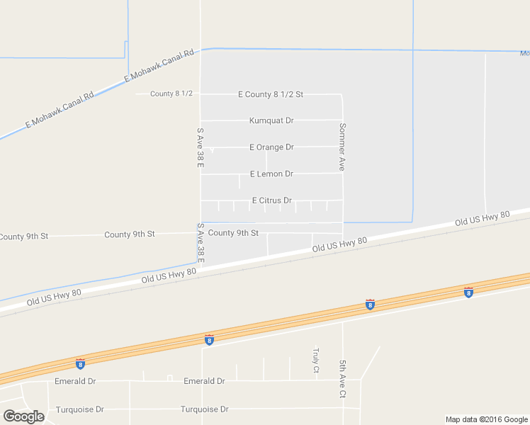 map of restaurants, bars, coffee shops, grocery stores, and more near Carol Court in Wellton
