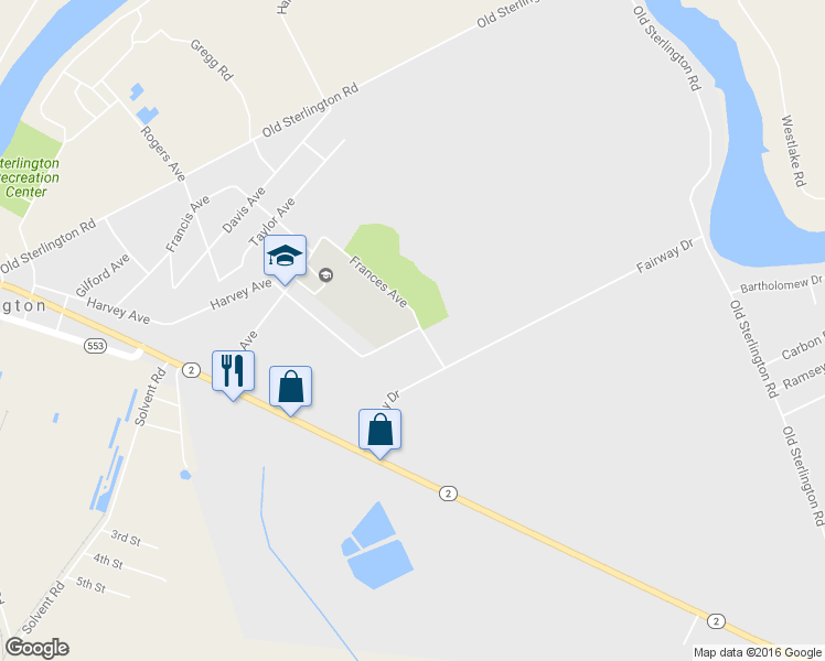 map of restaurants, bars, coffee shops, grocery stores, and more near 607 Harvey Avenue in Sterlington