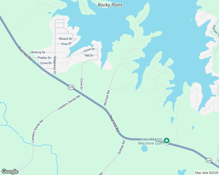 map of restaurants, bars, coffee shops, grocery stores, and more near 277 McCain Road in Eclectic