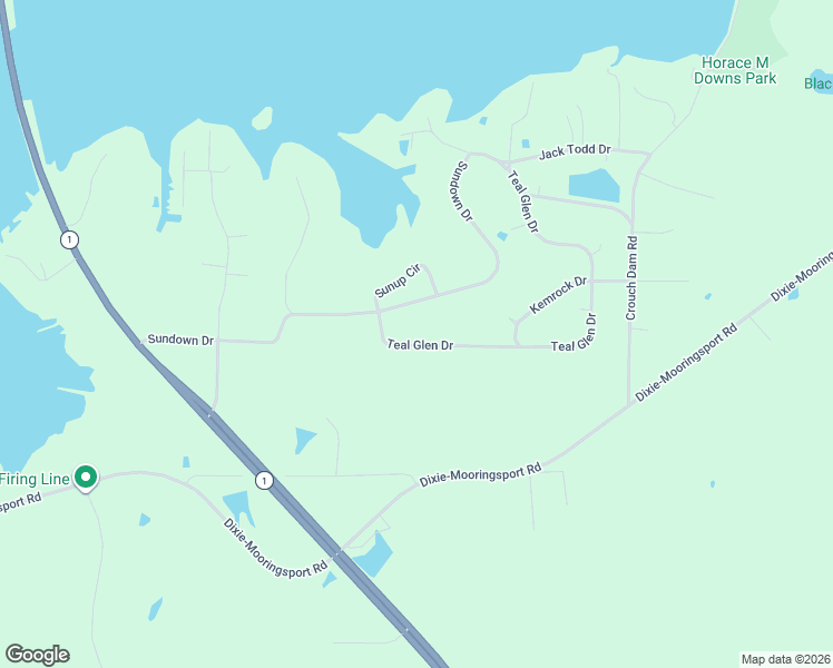 map of restaurants, bars, coffee shops, grocery stores, and more near 7988 Teal Glen Drive in Mooringsport