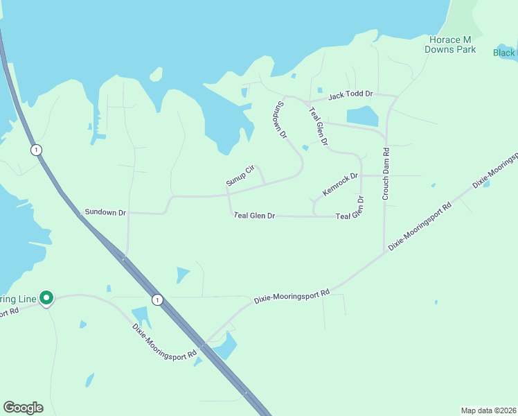 map of restaurants, bars, coffee shops, grocery stores, and more near 7988 Teal Glen Dr in Mooringsport