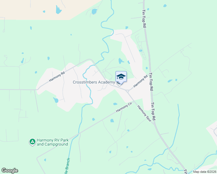 map of restaurants, bars, coffee shops, grocery stores, and more near 269 Harmony Road in Weatherford